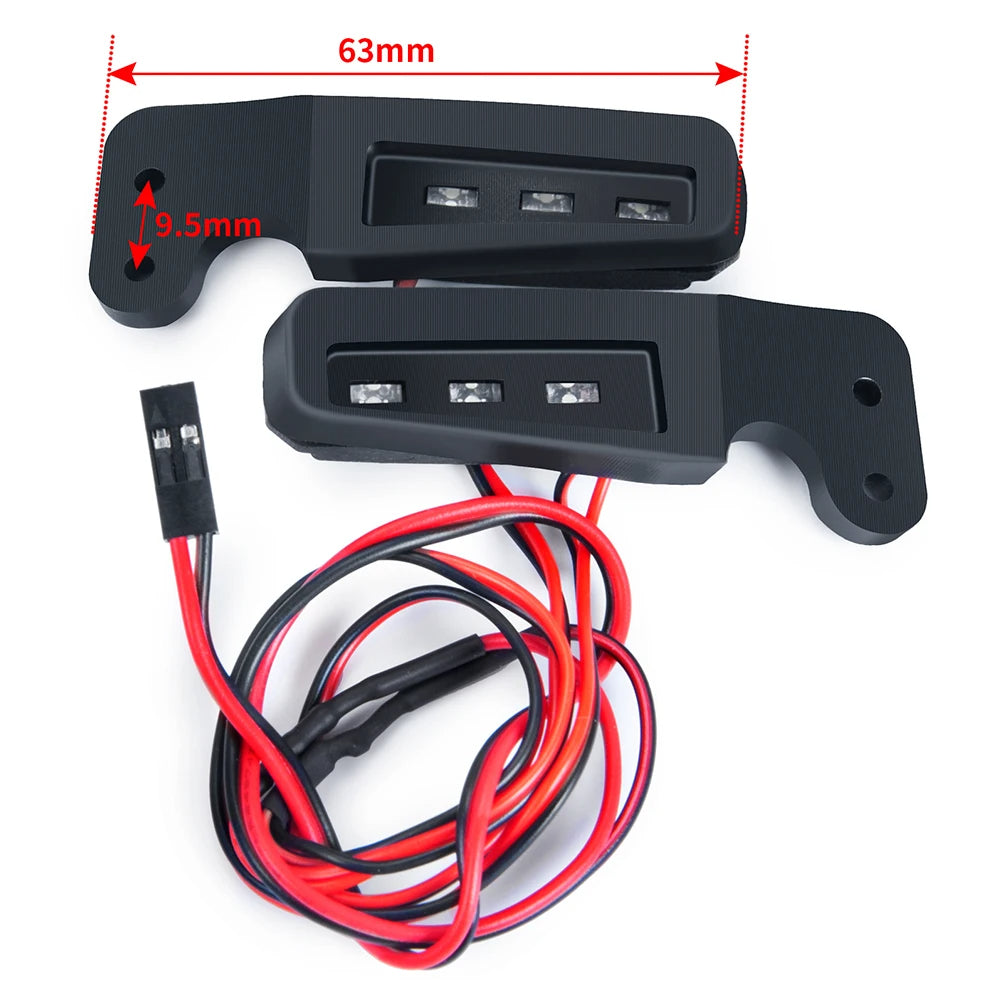 Traxxas TRX-4 2021 Ford Bronco RC Front Bumper Light Lamp Bar Spotlight Set - arrmaparts