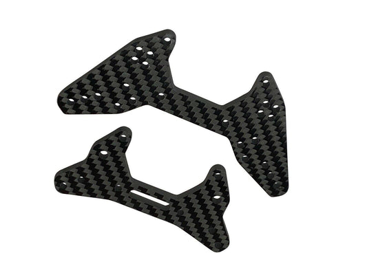 Arrma Felony 1/7 Muscle Car Carbon Fiber Front and Rear Shock Tower Set - arrmaparts