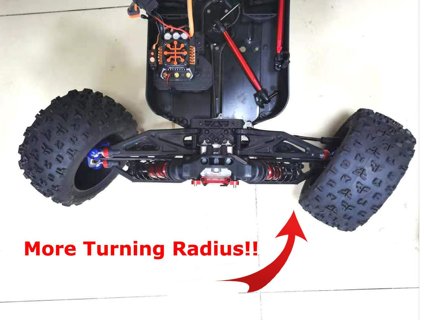 Arrma Kraton 8S 1/5 Metal Aluminum Steering Bell Crank Kit - arrmaparts
