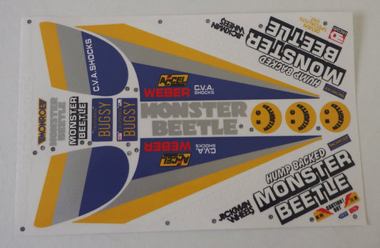 Tamiya Monster Beetle Decal Sticker Sheet - arrmaparts