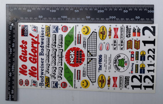 Tamiya The Frog Decal Sticker Sheet - arrmaparts