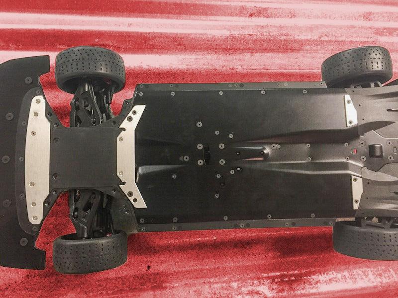 Arrma Infraction Body Chassis Protector Skid Plate Set - arrmaparts